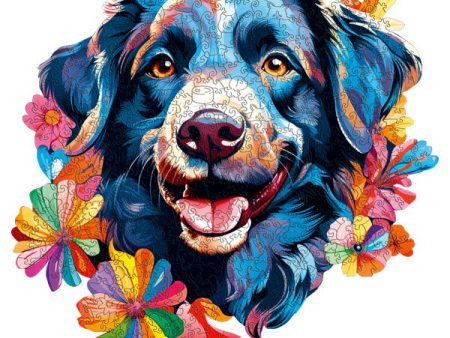 300pc Dog Wooden Jigsaw Puzzle Online