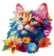 500pc Cat Wooden Jigsaw Puzzle Fashion