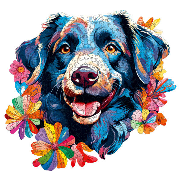 500pc Dog Wooden Jigsaw Puzzle on Sale