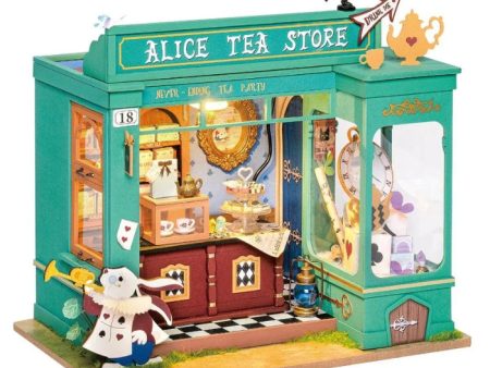 DIY Mini House Alice s Tea Store Hot on Sale