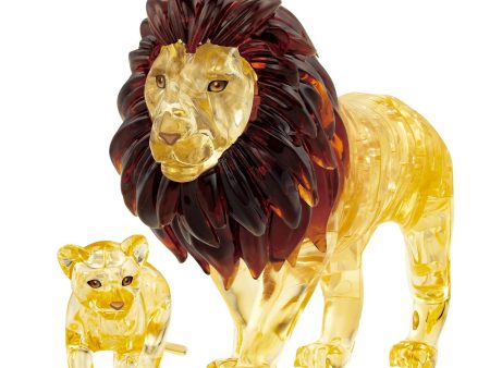 3D Lion & Cub Crystal Puzzle Sale