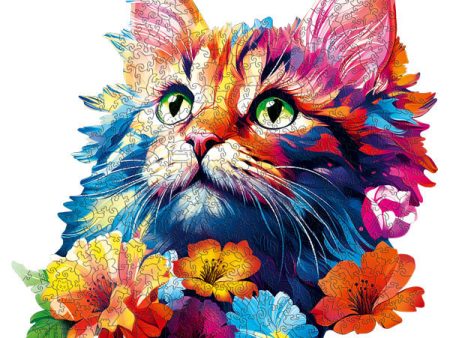 300pc Cat Wooden Jigsaw Puzzle For Sale